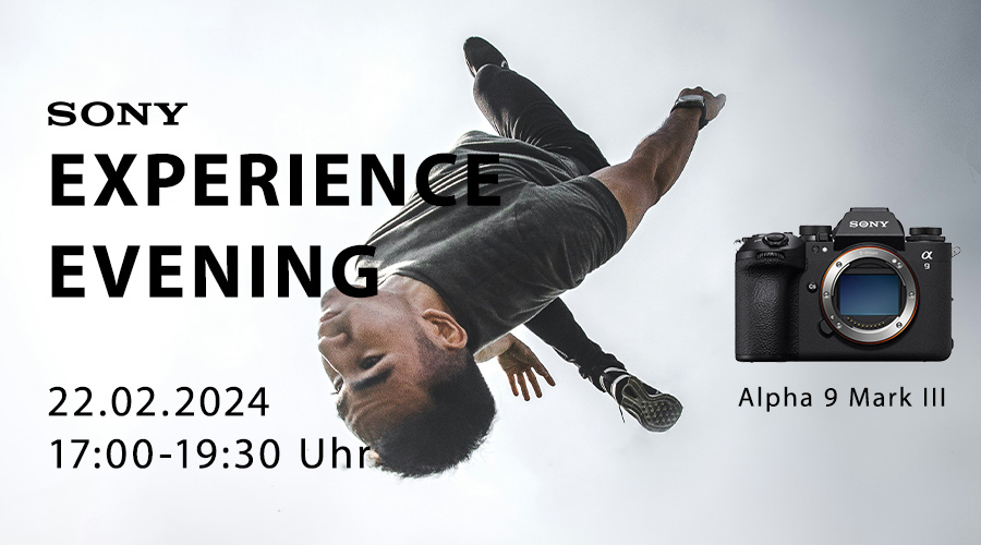 Anmeldung Sony Experience Day 📸